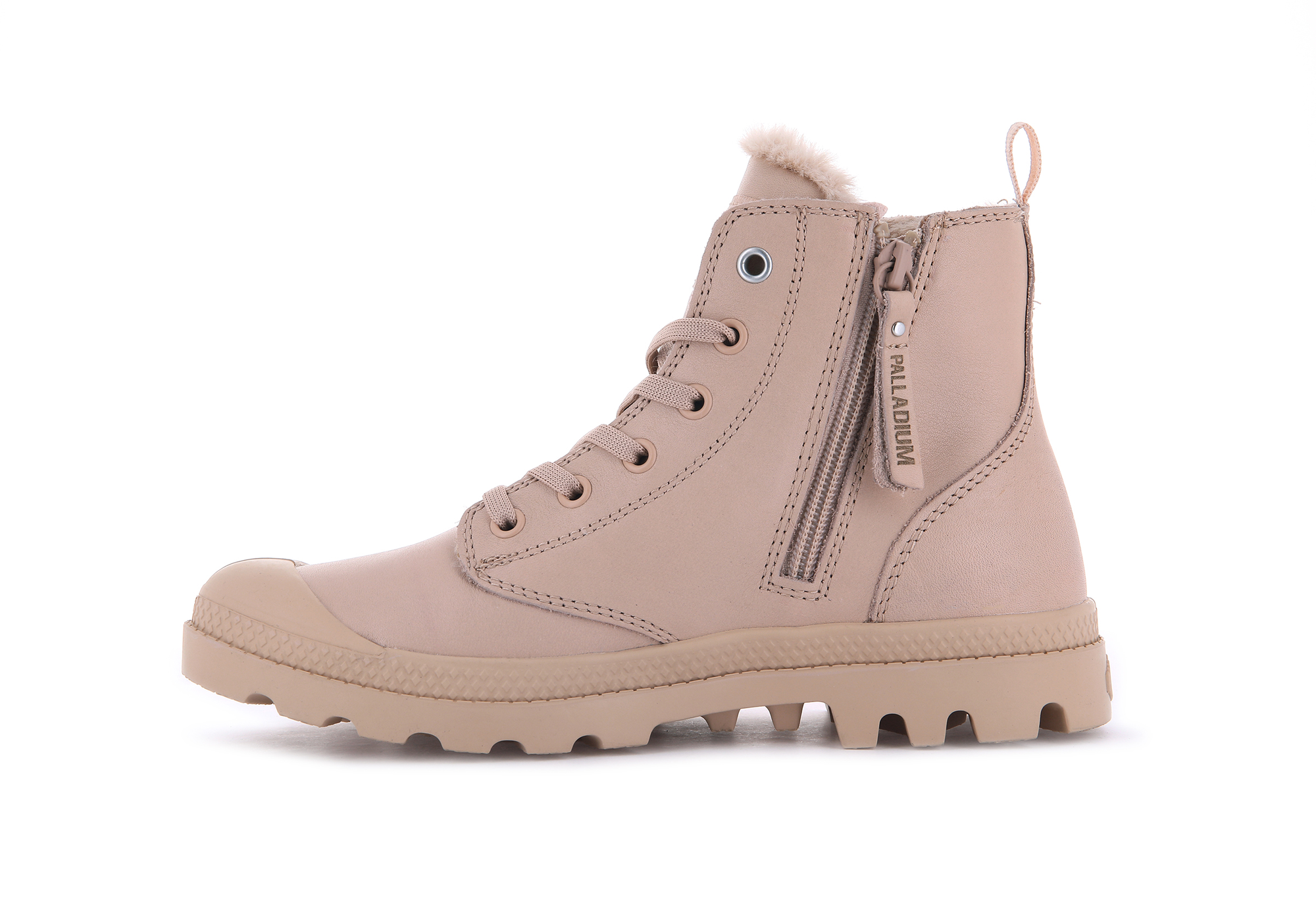 PALLADIUM PAMPA HI ZIP LTH S NUDE LIGHT Freedom Outdoor Moda Casual