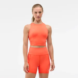 HOKA TOP W ELARO CROP BRA BELL PEPPER