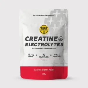GOLD NUTRITION CREATINE + ELECTROLYTES 200G